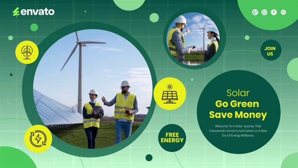 Videohive Solar and Wind Alternative Power