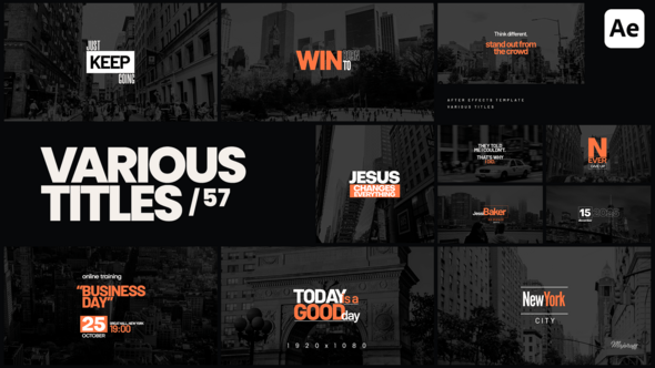 Videohive Various Titles 57