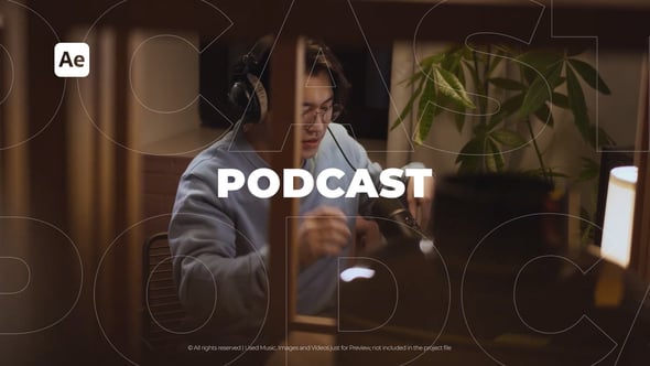 Videohive Podcast Opener 55677892