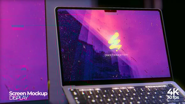Videohive Office Desk Screen Mockup