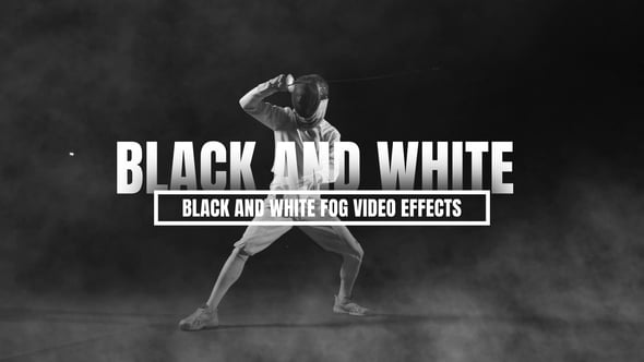Videohive Black And White Fog Video Effects