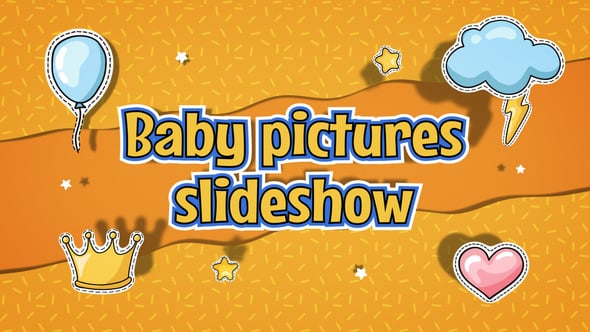 Videohive Baby Pictures Slideshow