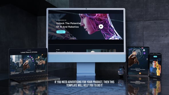 Videohive Devices Mockup Web Promo