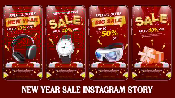 Videohive New Year Sale Instagram Story