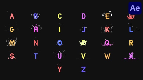 Videohive Living Alphabet | After Effects