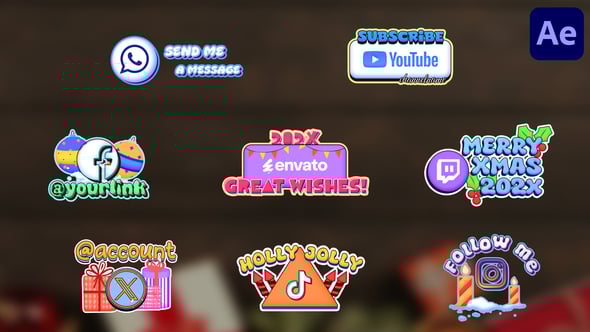 Videohive Christmas Lower Thirds for After Effects