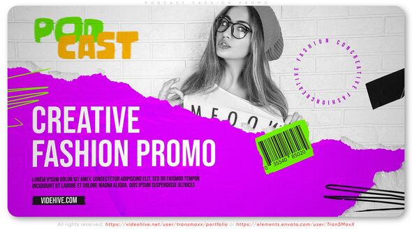 Videohive Podcast Fashion Promo