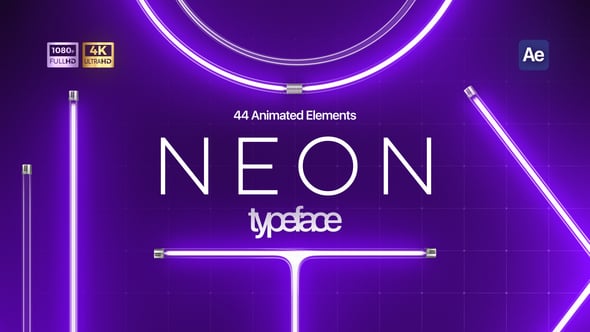 Videohive Neon Typeface