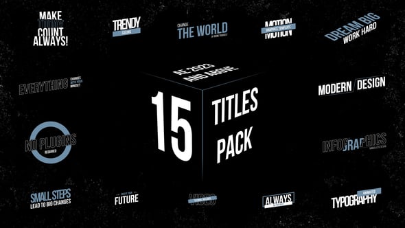 Videohive Titles 56269629