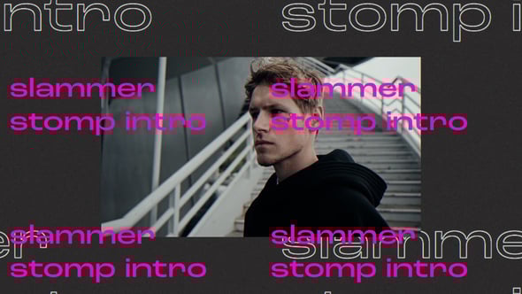 Videohive Slammer – Typographic Stomp Intro