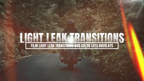 Videohive Film Light Leak Transitions And Color Luts Overlays