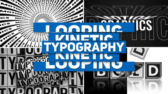 Videohive Kinetic Typography V3 | Looping