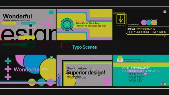 Videohive Typo Scenes 56569072