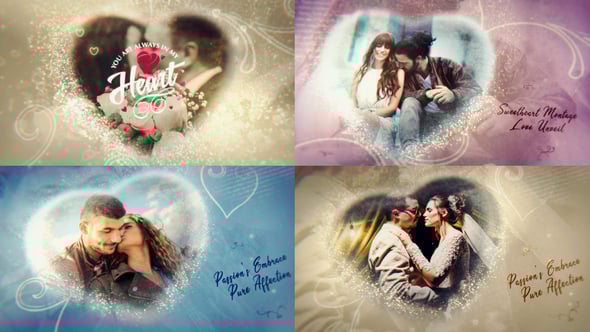 Videohive Captured Love Moments