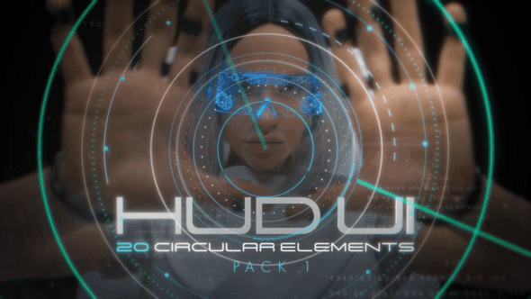Videohive Hud UI Circular Elements – Pack 1