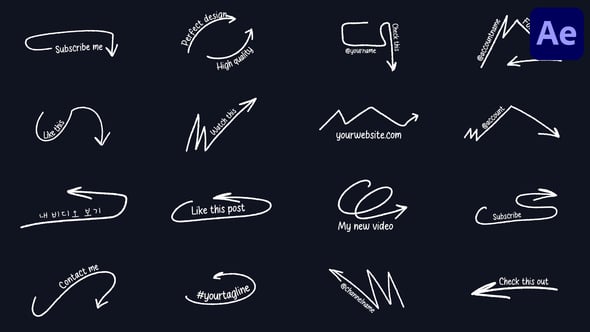 Videohive Arrows Pointers for After Effects