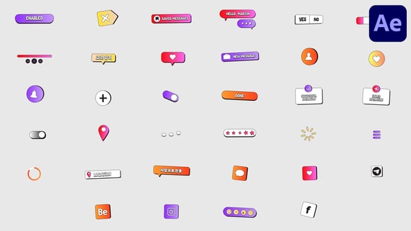 Videohive UI Elements for After Effects