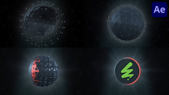 Videohive HiTech Futuristic Ball for After Effects 56092971