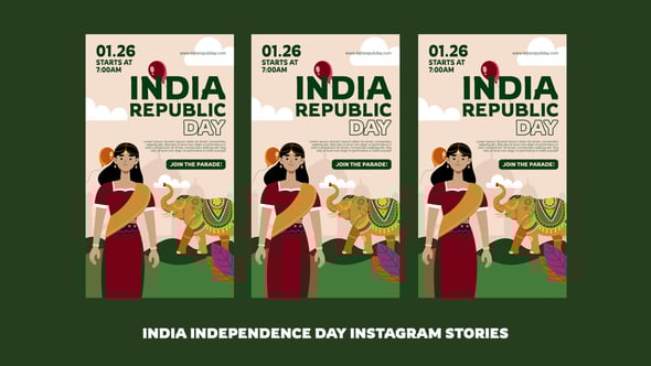 Videohive India Independence Day Instagram Story