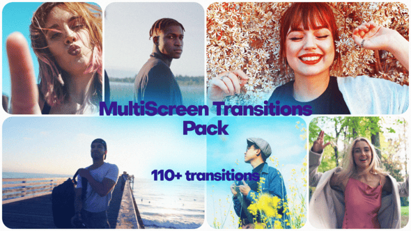 Videohive Multiscreen Transitions Pack