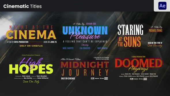 Videohive Cinematic Title 56641222