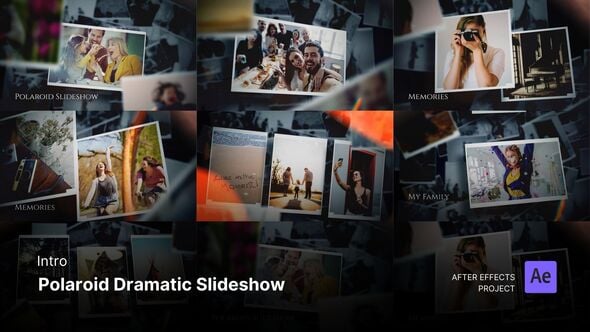 Videohive Intro/Opening – Polaroid Dramatic Slideshow After Effects Project Files