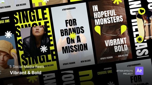 Videohive Intro/Opening – Vibrant & Bold After Effects Project Files