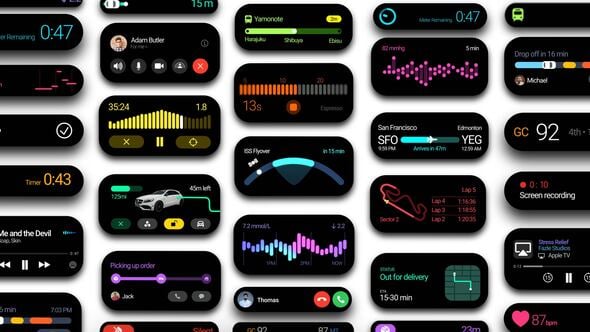 Videohive Dynamic island phone interface