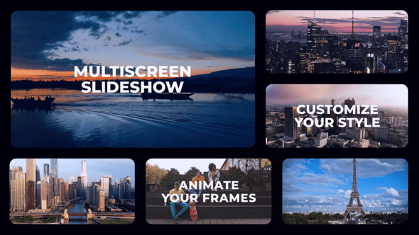 Videohive Collage Opener | Multiscreen Slideshow