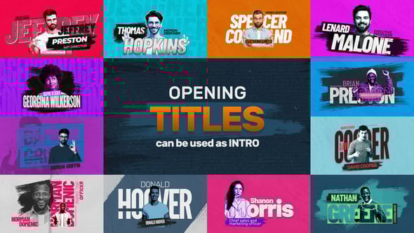 Videohive Opening Brush Titles