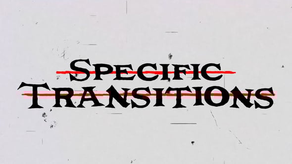 Videohive Specific Transitions