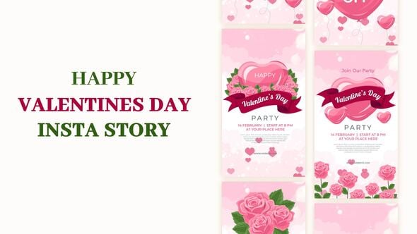 Videohive Happy Valentine’s Day Instagram Story