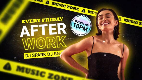 Videohive Night Party Opener 57045426