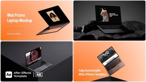 Videohive Web Promo Laptop Mockup