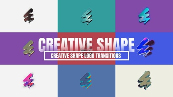 Videohive Creative Shape Logo Transitions