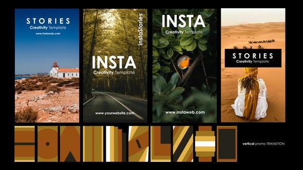Videohive Instagram Vertical Transition