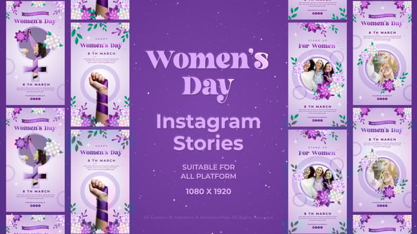 Videohive International Womens Day Instagram Stories