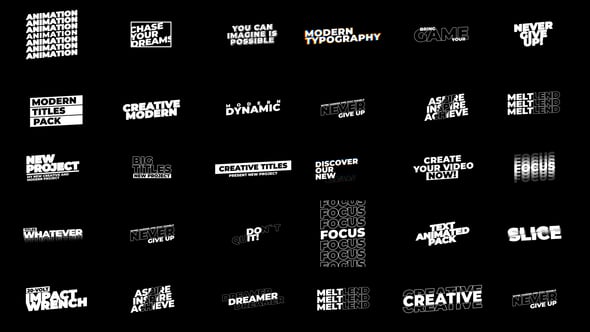 Videohive Glitch Titles Pack | AE