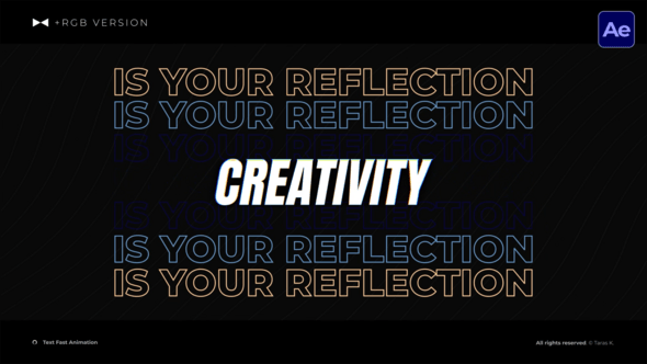 Videohive Text Fast Animation  AE