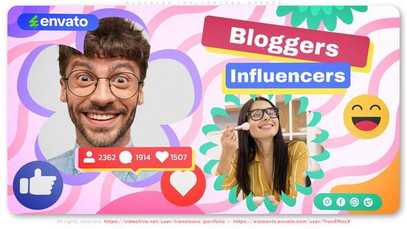 Videohive Blogger Influencer Opener 56317540