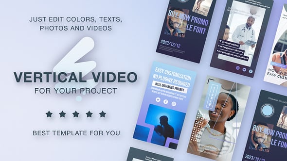Videohive Blue Corporate Instagram Reels