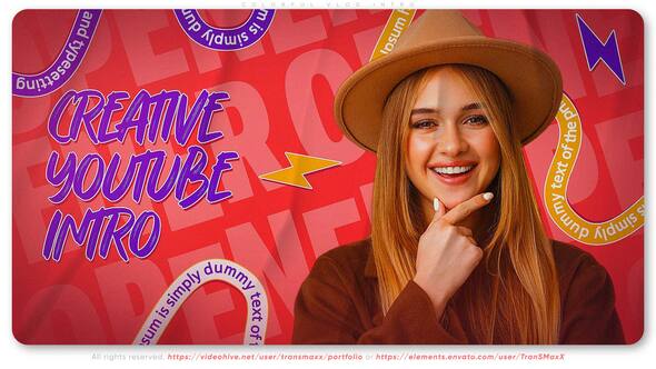 Videohive Colorful Vlog Intro