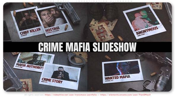 Videohive Crime Mafia – Investigation Slideshow