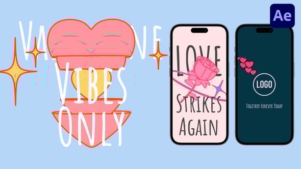 Videohive Sweet Valentines Greetings in Motion