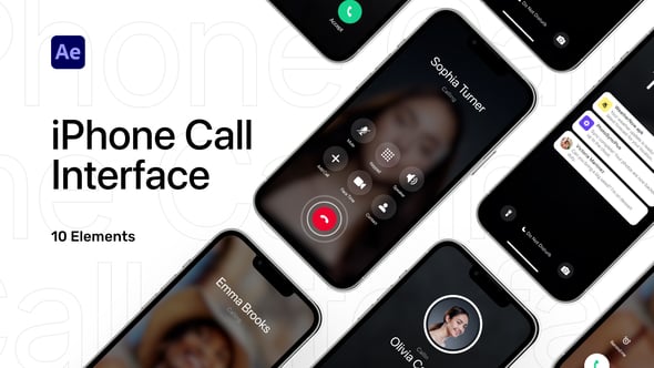 Videohive Phone Call Screen Interface