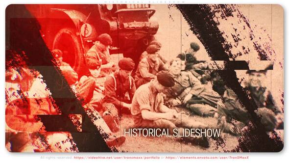 Videohive Historical Slideshow 56342310