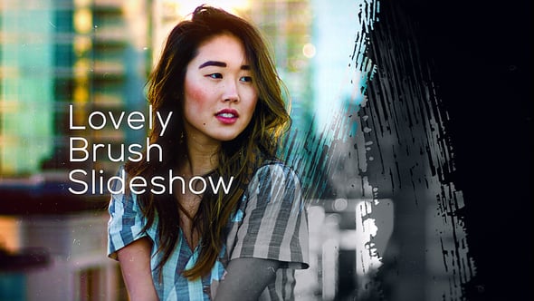 Videohive Lovely Brush Slideshow