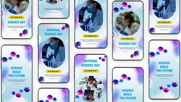 Videohive National Science Day Instagram Story