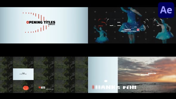 Videohive Opening Title for After Effects
