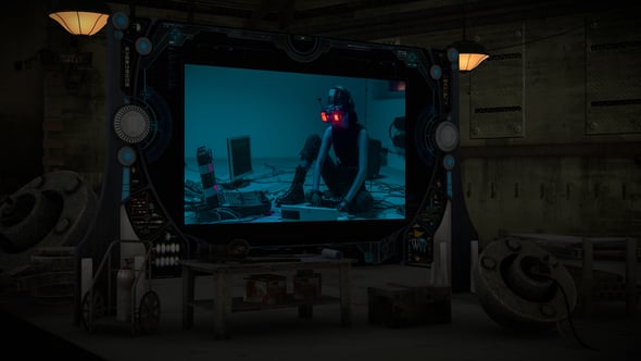 Videohive Sci Fi Screen Mock-Up Pack